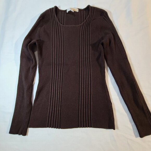 ByDesign Ribbed Long Sleeve Slim Fit Sweater size Medium - Picture 1 of 8